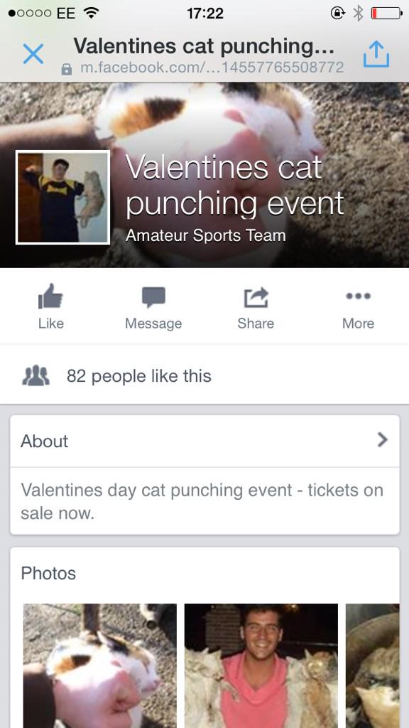 The_Dog_Trainer's tweet photo. Can everyone please report this Facebook page , can't believe this is allowed please please Report and RT http://t.co/yseAwaz7sQ