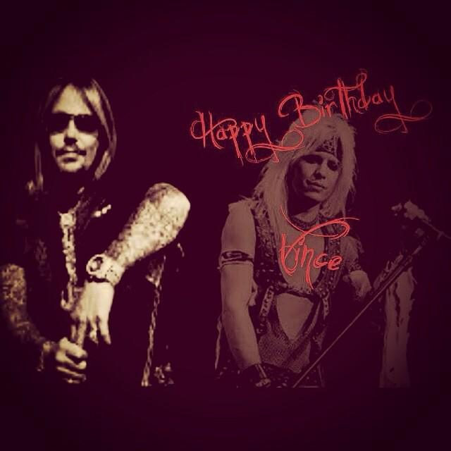 Happy Birthday! Vince Neil  @ Mötleycrue  