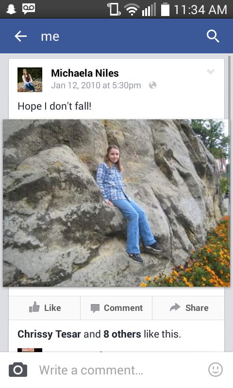 Michaela_Niles's tweet photo. "hope I don't fall" http://t.co/1DatIDnN2B