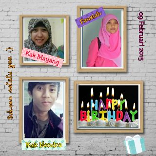 Nih buat kalian <a href="/HendraAGE/">Hendra gunawan</a> @Mayangbayu @fauziahsp dari kaka <a href="/diyu_mantarii/">Diyu Mantari</a> hehe :')