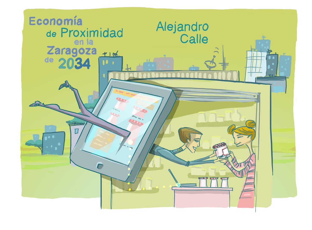misstechin's tweet photo. Leyendo el relato de @alexfranq sobre economía de proximidad en #LAB2034. Ilustra @davidguirao http://t.co/2O6GYkRxya http://t.co/tXNADeadJp