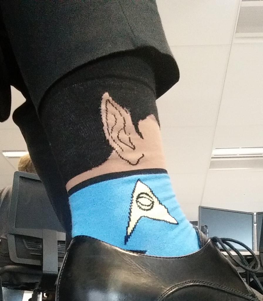 dzennon's tweet image. Having a nerd-gasm with my new #Spocks