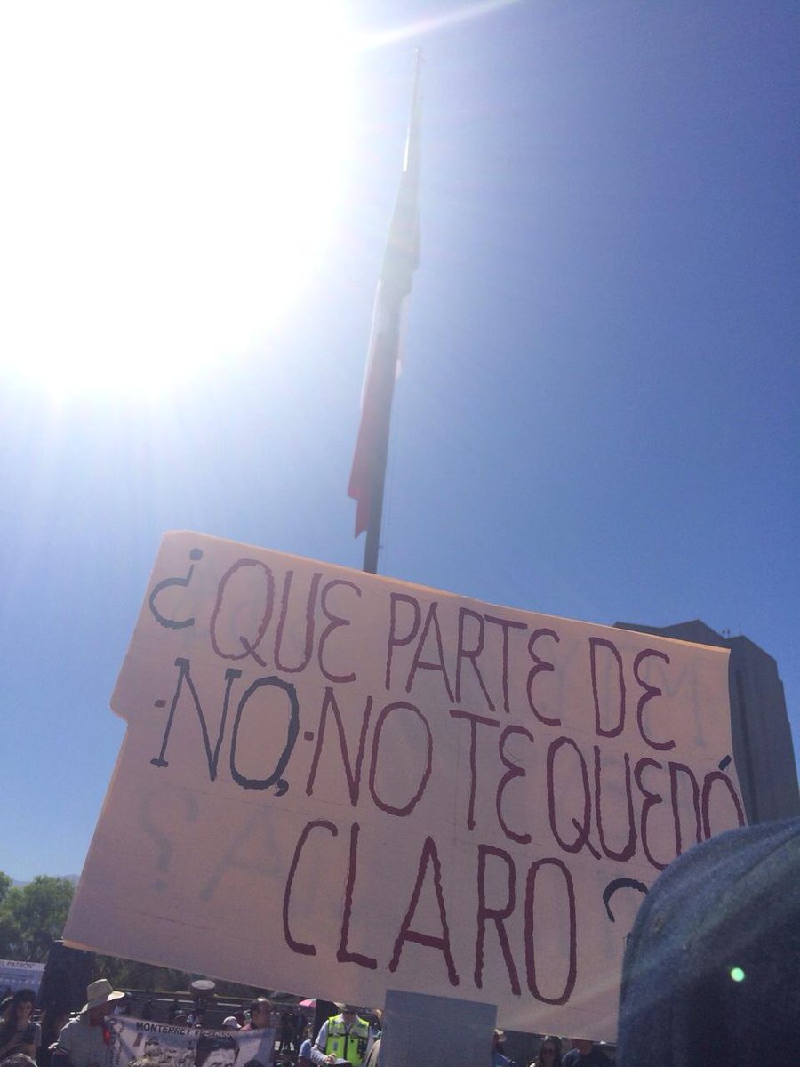 ViaCiudadana's tweet photo. ¿Qué parte de no no te quedó clara #Medina? #NOaMonterreyVI http://t.co/IqgyE1PWqV