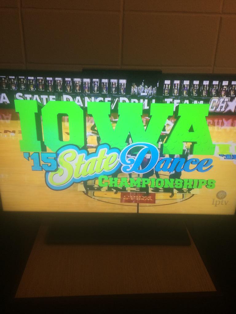 Tune in to channel 11 to watch the Iowa State Dance Championships! We competed in D1 Pom, Jazz and Hip Hop!