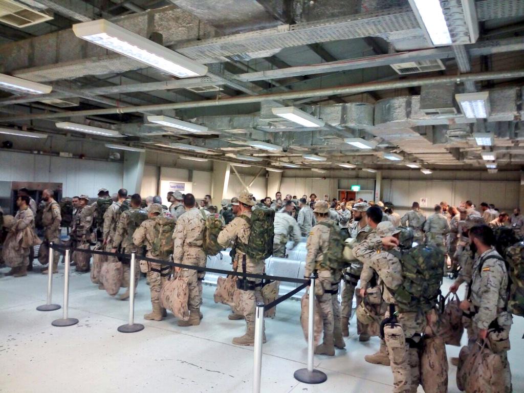 Ya están en #Irak los 115 nuevos efectivos de Legión y Mando de Ingenieros <a href="/EjercitoTierra/">Ejército de Tierra 🇪🇸</a> en operación Apoyo a Irak