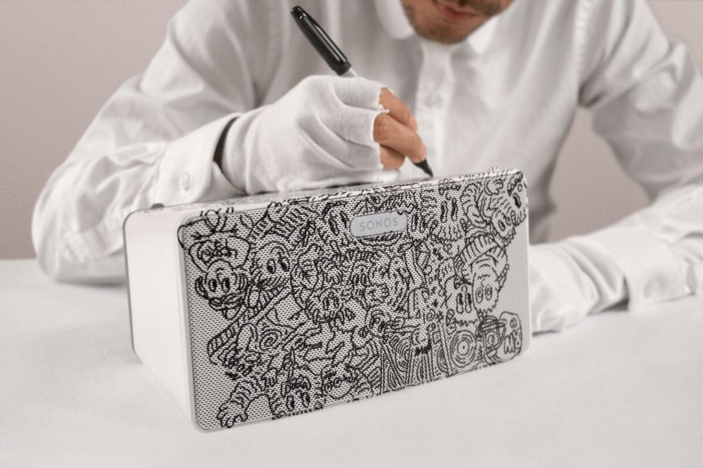 Freegums's tweet photo. @SONOS x @Freegums 2015 / work in progress / 2 of 5 Play:3 speakers #bestrapcollabo #sonostheawards #sonos #freegums http://t.co/QkHukrHlHk