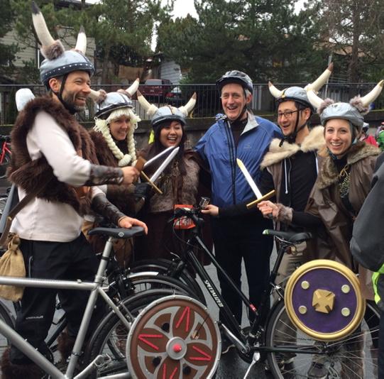 jdpdx1's tweet photo. Norse Gods demand more #bikelanes from Mayor Hales http://t.co/9KS7TU9REr