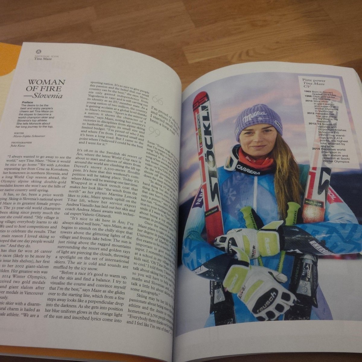 British magazine <a href="/OhMonocle/">Oh Monocle Magazine</a> says <a href="/TinaMaze/">Tina Maze</a> is a woman of fire: monocle.com/magazine/issue…. cc: <a href="/SLOinUK/">Slovenia in UK</a>