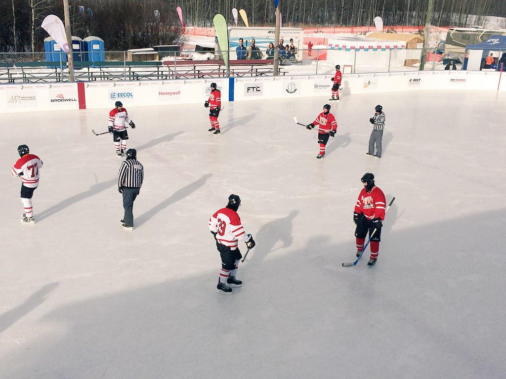 LisaWolansky's tweet photo. What a great day for some hockey #WLHG @GlobalEdmonton #ACFWLHG #hockey #skatinghard http://t.co/SEwed9FTdS