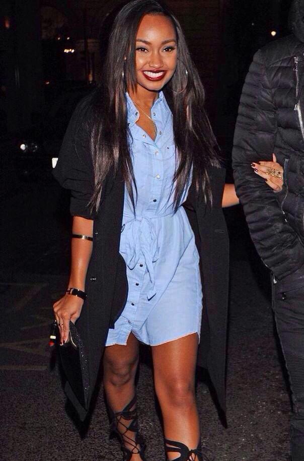 Celeb Primes On Twitter Leigh Anne Pinnock With Long Straight