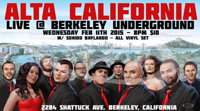 wednesday night ALTA CALIFORNIA LIVE <a href="/BerkUnderground/">Berkeley Underground</a> <a href="/GabrielleCanon/">Gabrielle Canon</a>  <a href="/REMEZCLA/">REMEZCLA</a> <a href="/papamalo/">Cacique Piero Infante</a> <a href="/elkoolkyle/">El Kool Kyle</a> <a href="/StepwiseDJ/">DJ Stepwise</a>