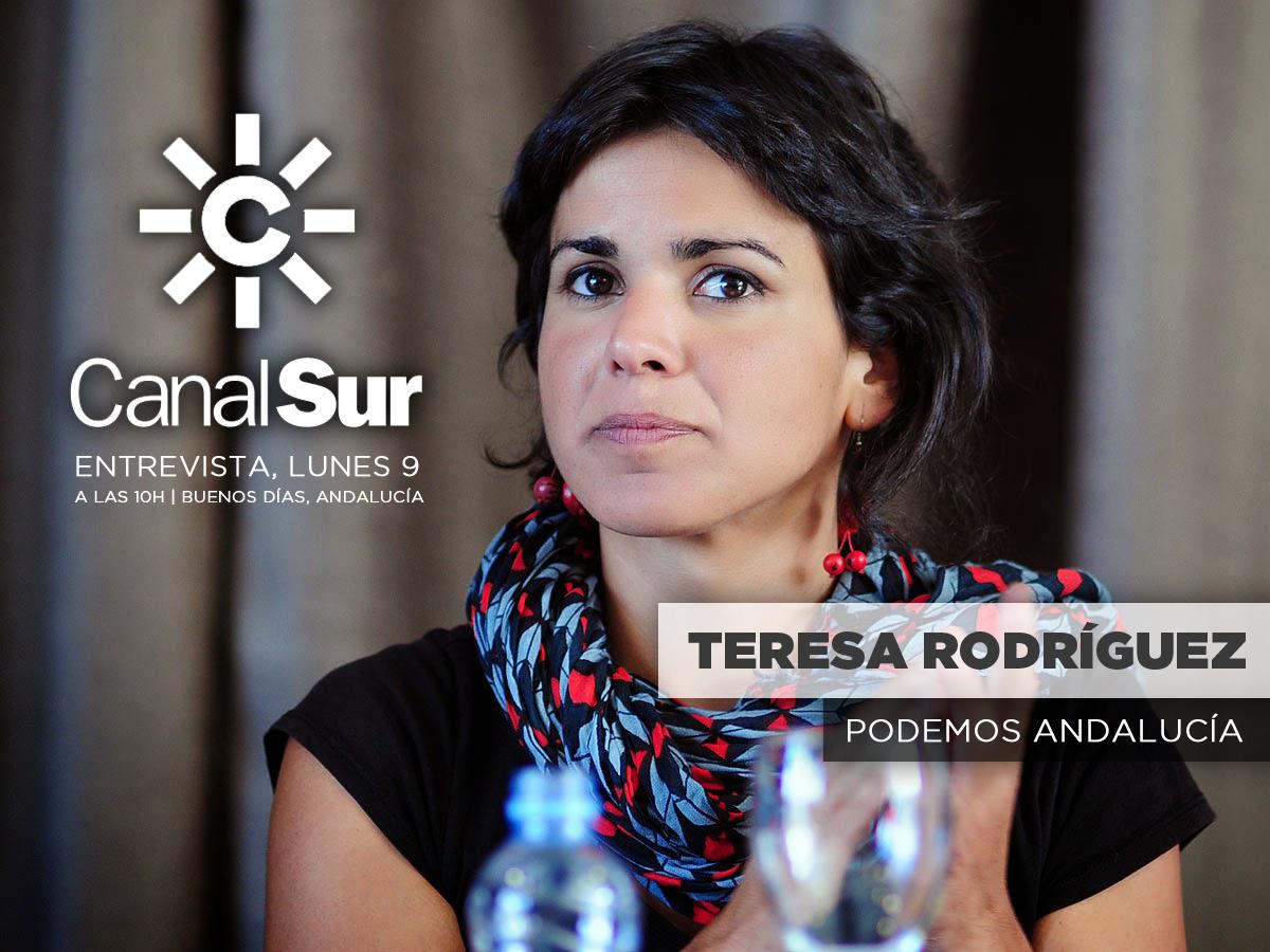 TeresaRodr_'s tweet photo. Mañana estaré en Canal Sur (@RTVA), a partir de las 10h, hablando sobre Andalucía y las elecciones del próximo #22M http://t.co/5Foey0uBxH