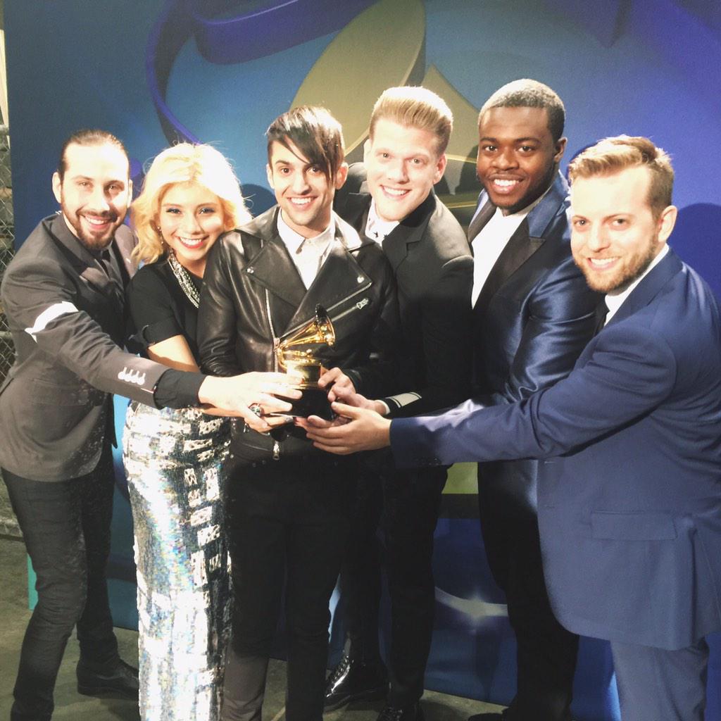PTXofficial's tweet image. WE ARE GRAMMY WINNERS! WE LOVE YOU GUYS SO MUCH! THANK YOU FOR ALWAYS BELIEVING IN US! 😭😍❤️