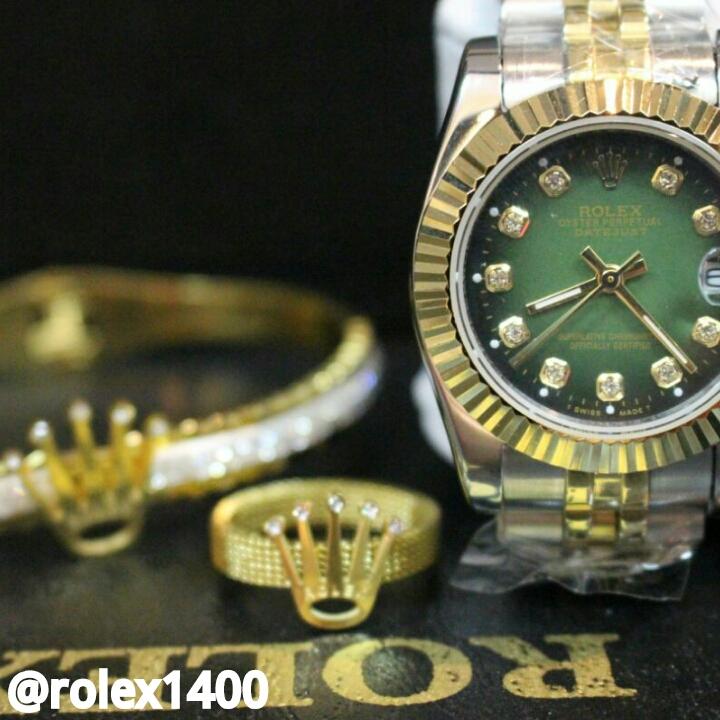 rolex1400's tweet photo. رولكس 
 "الطقم النسائي "
ساعه وسواره وخاتم 
السعر  500  ريال
واتساب ام جياد 0531816372
انستقرامROLEX1442 http://t.co/xZdP3j43Lk