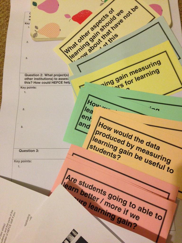 PamMacBarrett's tweet image. Getting the last things ready for @HEFCE #learninggain in HE conference tomorrow