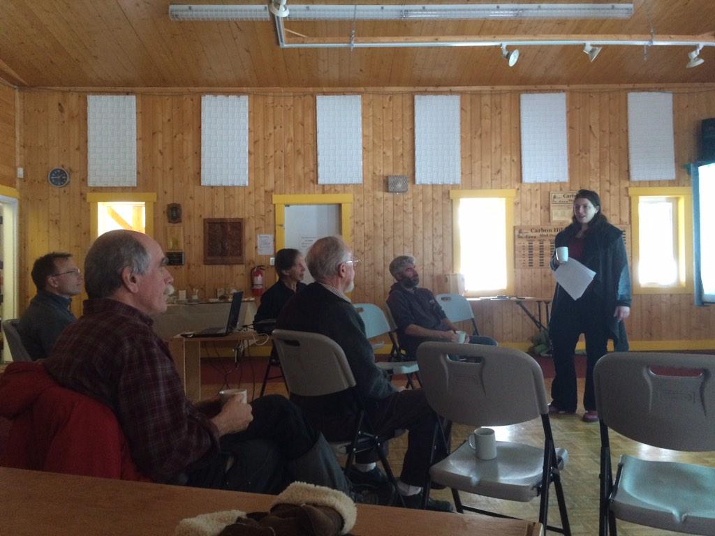 TEDxWhitehorse Salon event kicking off at Mt Lorne Community Ctr. #Yukon