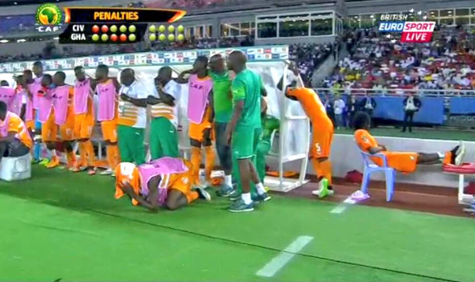 B9Wr zLCUAAA0Wg Gervinho could not watch Ivory Coast win AFCON final penalty shoot out [Pics, video & Memes]