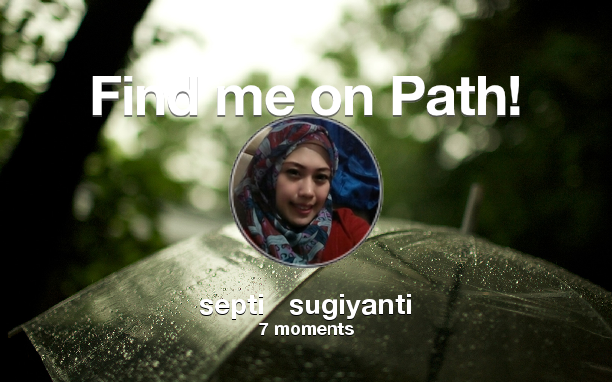 ibumilan's tweet photo. Find me on #Path now! Go to: http://t.co/ZKb7HBrFu3! #thepersonalnetwork http://t.co/a6x0co0XiQ