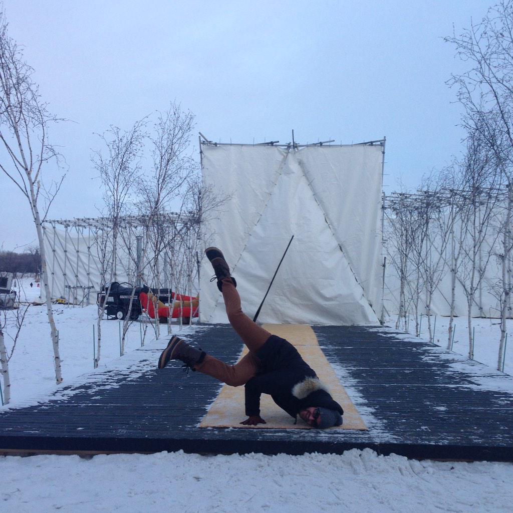 TourismWPG's tweet photo. Awesome times @TheForks today! This place has it all! @RRMTrail @raw_almond2015 #warminghuts #onlyinthepeg http://t.co/flqCEeHpdh