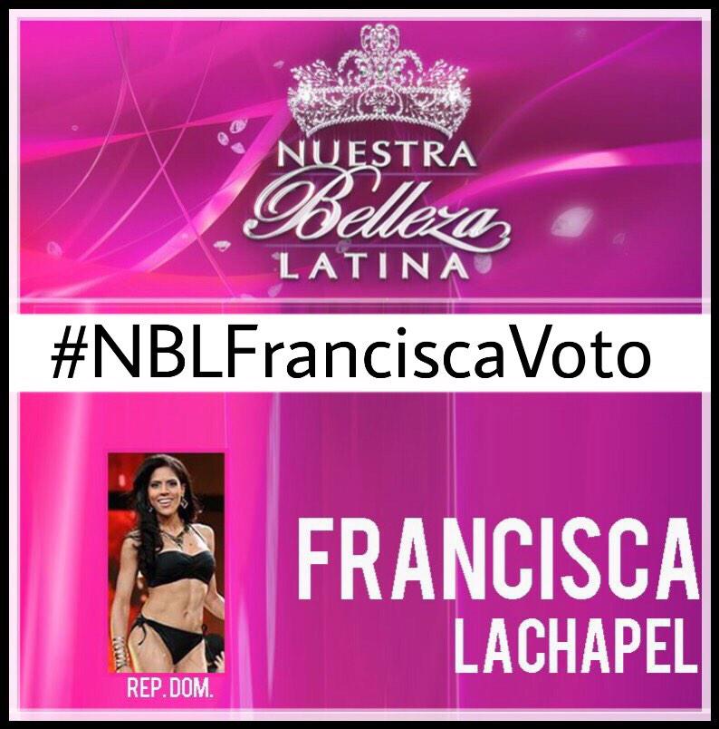 franciscaNBL's tweet photo. Siempre coloquen en sus tuits el HT #NBLFranciscaVoto 

Gracias por tanto apoyo!! http://t.co/cVDm7pMahm