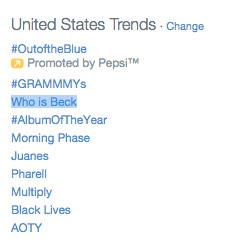 EliteDaily's tweet photo. People legit have no idea who Beck is? #GRAMMYs http://t.co/Opl2JK441q