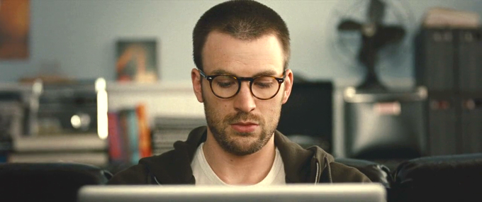 CHRIS EVANS IN GLASSES http://t.co/yw7zkaELN0<a href="/tag/thebigleap"class="tags"><span>#thebigleap</span></a>