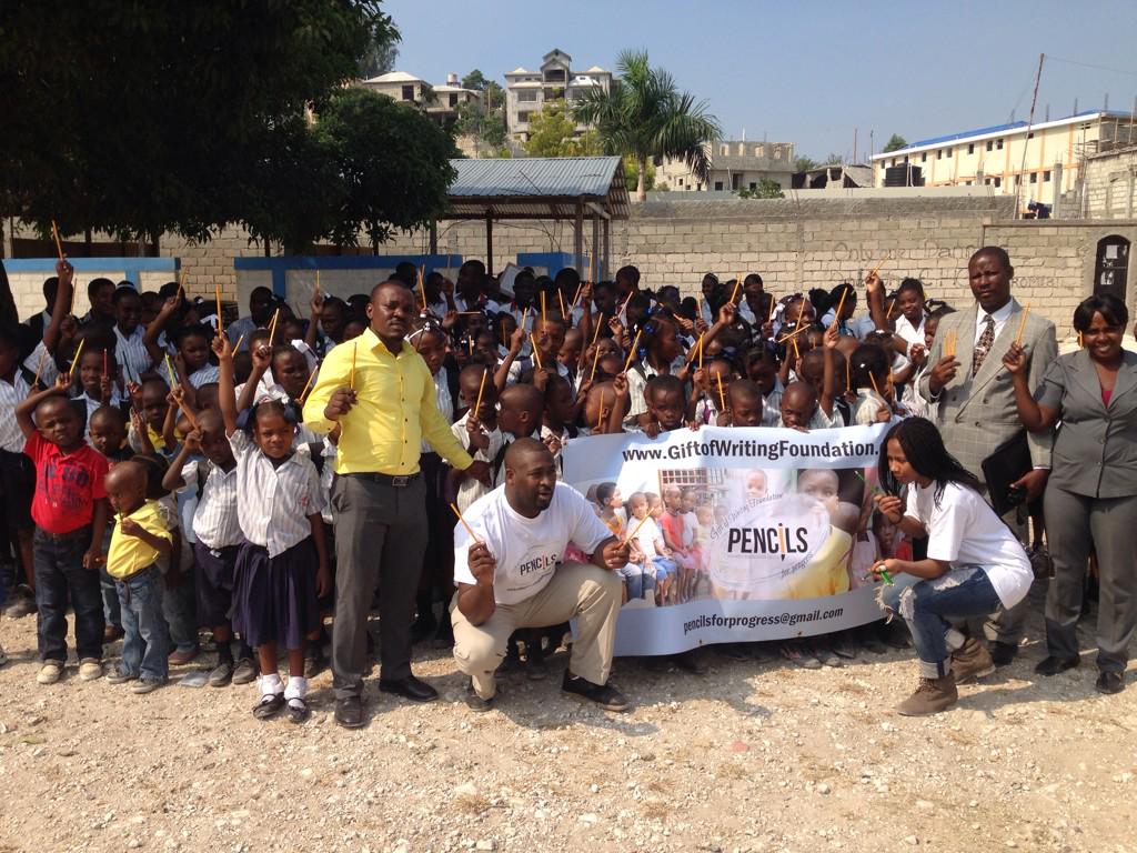 For $60 a YEAR you can help keep a child to school. Support our mission make a donation: @giftofwritingfoundation.org