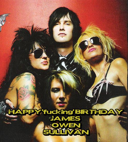 Happy Birthday James Owen Sullivan, the best for you  