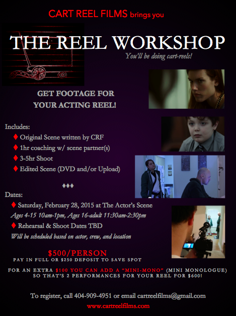 MariaLiatis's tweet photo. Atlanta actors that need footage for reels! Check out http://t.co/BwjFjg8joL! #atlactor #actorslife #cartreelfilms http://t.co/cU7MOCLj2C