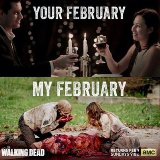 YuggothPlanet's tweet photo. ( #SanValentin 🚫✋) #TheWalkingDead 🔝🔝🔝 👉#thewalkingdaed 👈 is so wrong 😂😂😂 http://t.co/BZz39ilwZb