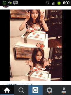 Gomawo chagi :* \" happy birthday my lovely wife Choi Sooyoung :* u\re the best wife for me chagi ilysm 