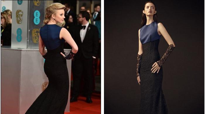 Can we bow down to the magnificence that is Natalie Dormer in Sophia Kah.?! #BAFTAs  theshoppingtrend.com/celebrity/uk-s…