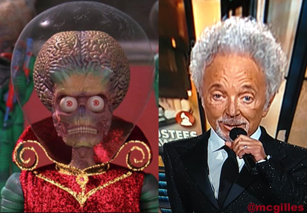 mcgilles's tweet photo. Tom Jones @ #Grammys #Grammys2015 http://t.co/ekCSi6DCsI