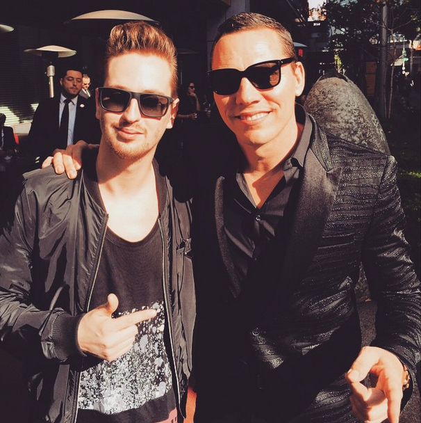 DJRobinSchulz's tweet photo. Herzlichen Glückwunsch @tiesto :) http://t.co/fxCoMBpLYK