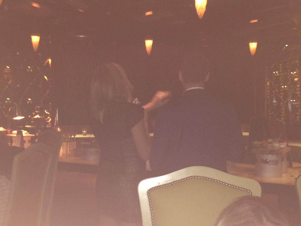 FlintStoneMedia's tweet photo. Practicing for a live shot, @SuzanneBoyd &amp; @Eric_Roby warn us: be camera-ready!! #Grammys #CBS12Grammys #CBS12Tweetup http://t.co/37qO04V0Te