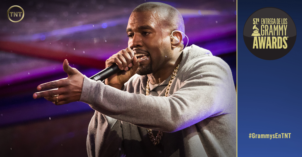 TNTLA's tweet image. Y es el momento, llega @kanyewest y nos hace emocionar con ONLY ONE, una canción para su pequeña 👑, en #GrammysEnTNT