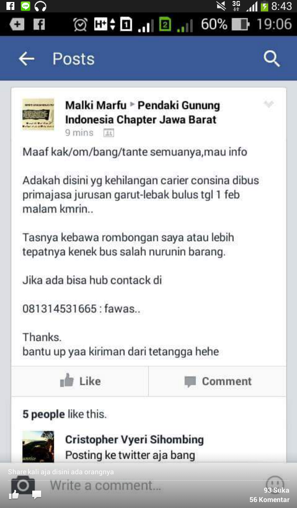 Info barang ditemukan... retweet ya... biar yg kwhilangan bisa cepat menemukan