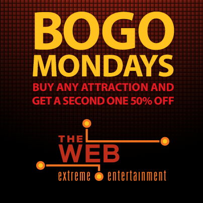 FunAtTheWeb's tweet image. What's better than a laser tag match? TWO LASER TAG MATCHES. Buy one get one Mondays, each and every Monday!