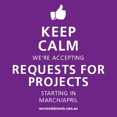 We are accepting requests for #branding #rebranding projects starting March/April - Get in touch, see how we can help