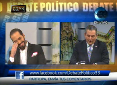 iWill_Sv's tweet photo. La cara de @nayibbukele al escuchar las estupideces de @EdwinVZamora 😂😂😂😂😂 http://t.co/597MCSoHJ7