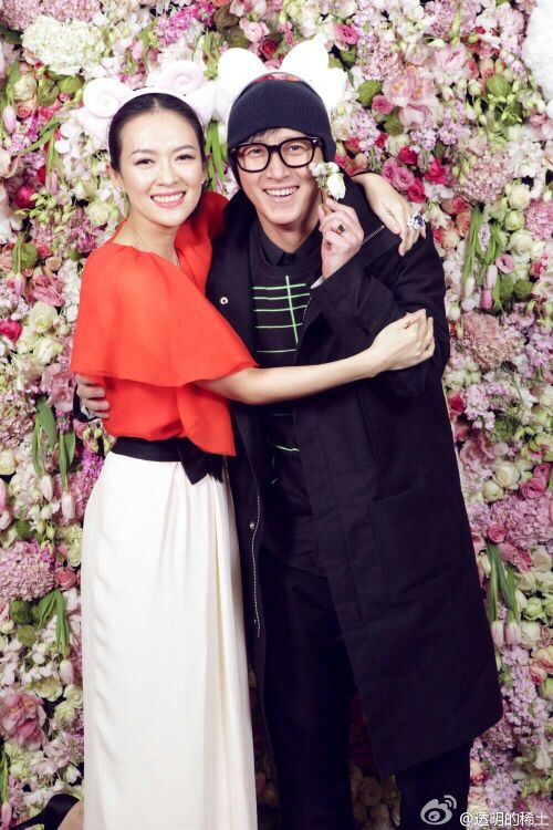 Hangeng and Zhang Ziyi. Happy birthday to Zhang Ziyi too. She has the same birthday as Hangeng :) 