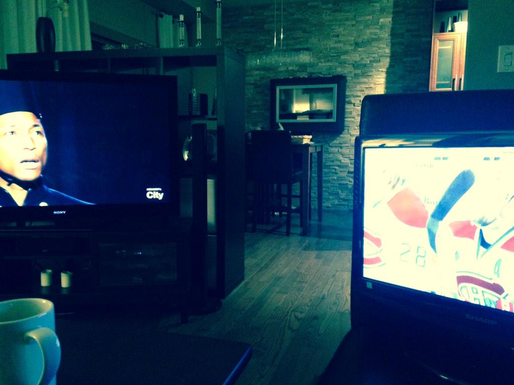 mtremblayradio's tweet image. On tente de tout suivre ce soir!! #Grammy2015 #Habs #2tv #Fibe