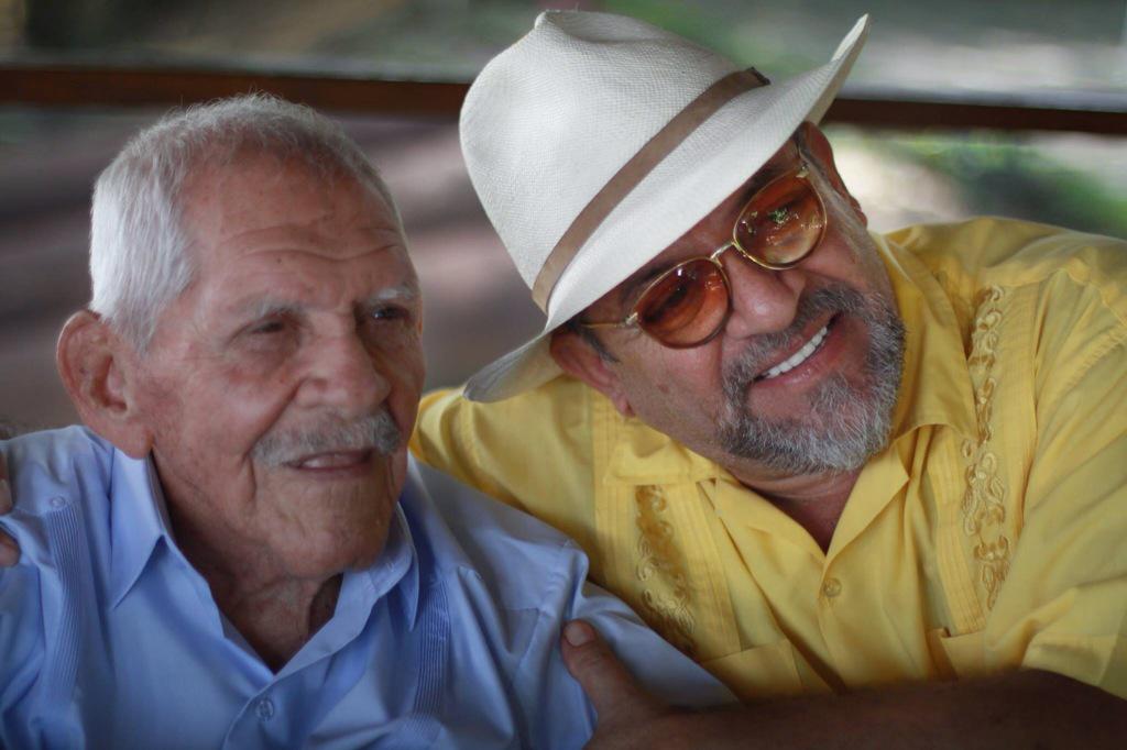 Con el maestro Carlos Aurelio Rubira Infante