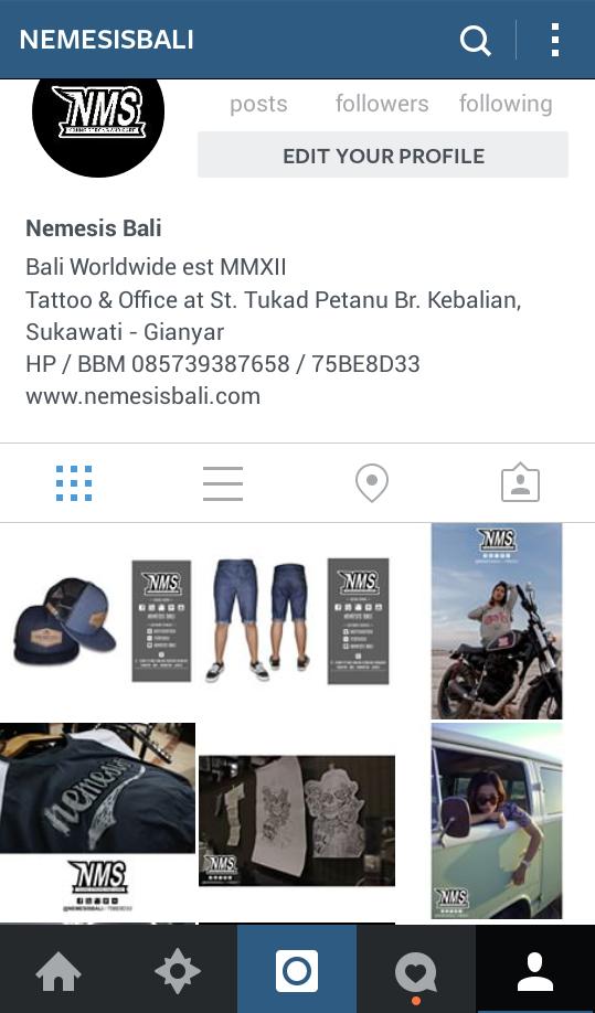 Selamat sore, silahkan join di instagram @nemesisbali