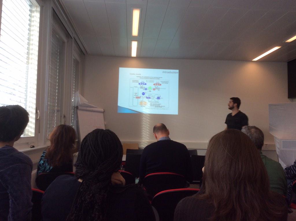 <a href="/Dan_Maric/">Daniel Maric</a> presenting a recent paper in <a href="/CellCellPress/">Cell</a> at the <a href="/CardiolncRNA/">Pedrazzini Lab</a> JC session cell.com/cell/abstract/…