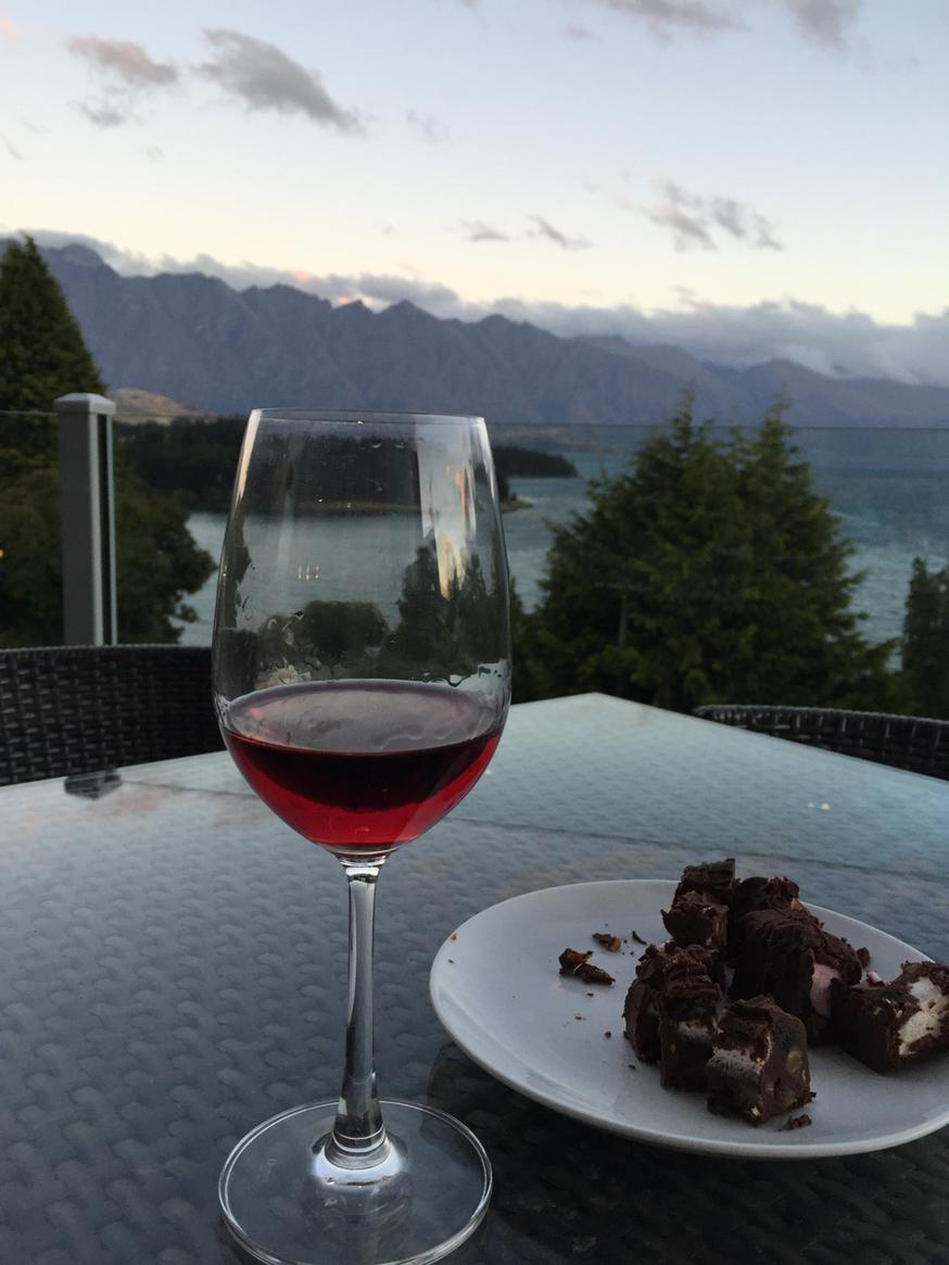 Queenstown Remarkables,Red wine &amp; Pinot flavored Rocky Road. As good as it gets!