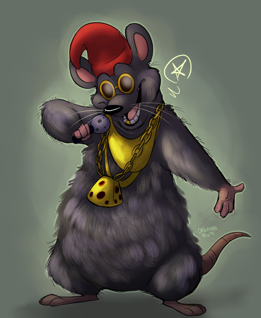 OrlandoFox on X: Biggie Cheese is the fattest rapping mouse I know and  JEEZ I love him. :''D (From the Barnyard movie!)  / X