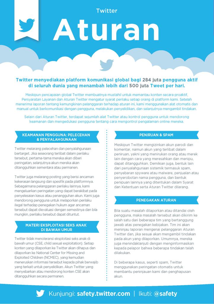 banyumurti's tweet photo. Media Sosial spt Twitter jg punya aturan main utk melindungi penggunanya #SID2015 http://t.co/ZpNLcuCB7O