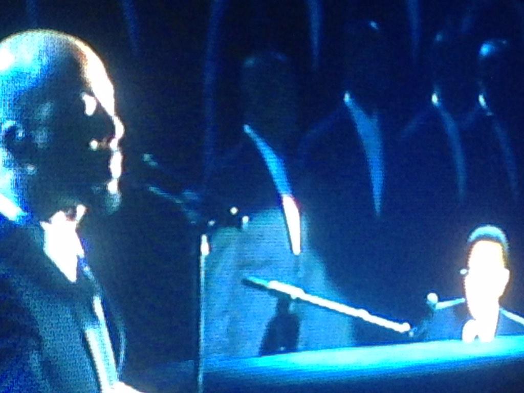 NYjusticeleague's tweet photo. "Facing the league of Justice, his power was the people." ~ @common #GRAMMYs #blacklivesmatter http://t.co/FKTDD9zDxb