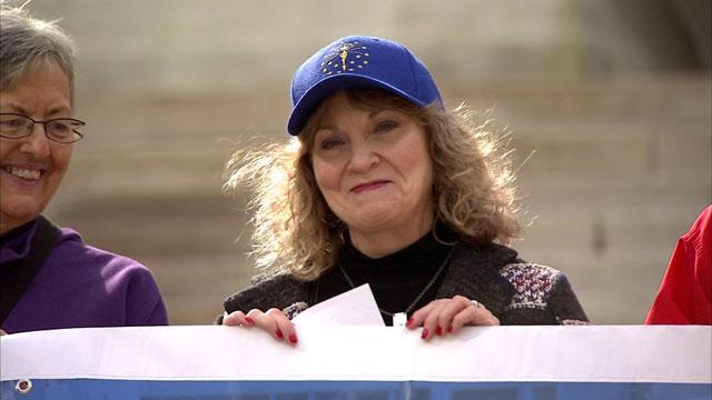 WTHRcom's tweet photo. WATCH: Ritz supporters show their support with #iStandWithRitz : http://t.co/LMgZ4i1FJV http://t.co/HKplQg9y59